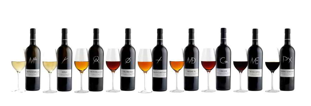 Gama completa de vinos Jerez